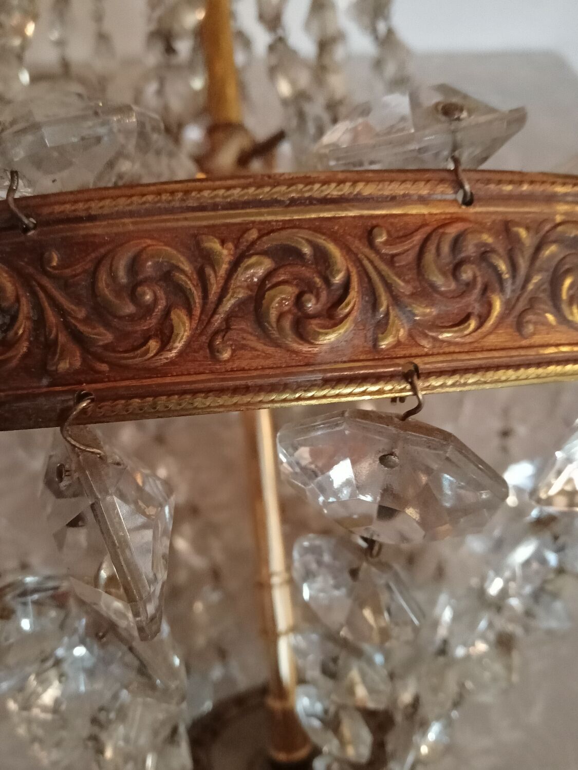 Balloon chandelier with tassels