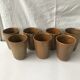 7 vintage coffee cups