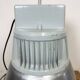 Vintage Silver Industrial Factory Pendant Lamp from Elektrosviti, 1960s