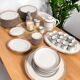 Complete service in Limoges porcelain