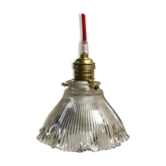 Baladeuse en verre holophane