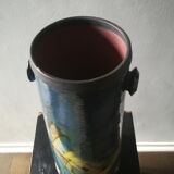 Ceramic umbrella holder by Claude Chauvel