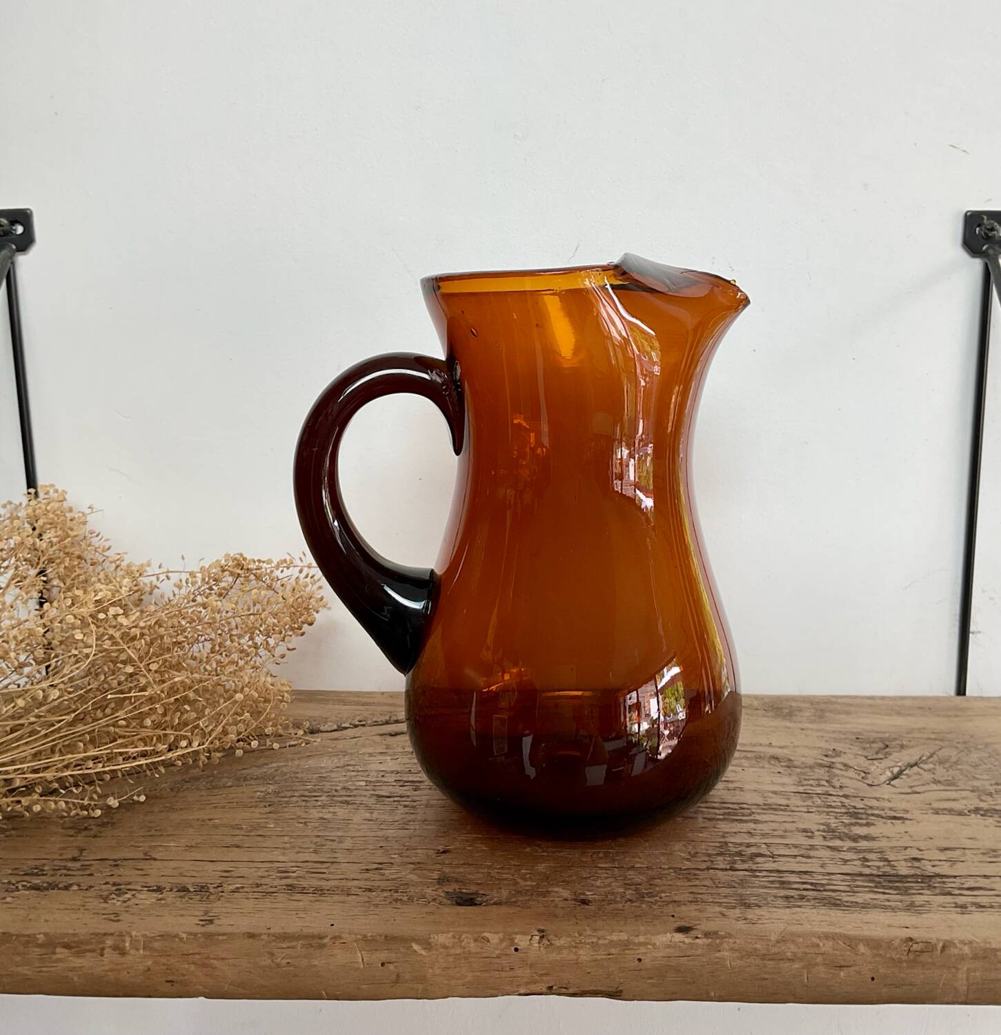 Pichet verre vintage