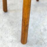 Table d'appoint moderniste en chêne par Jan Vaněk pour Krásná Jizba