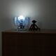 Table lamp, Murano glass, Italian design, 1970s, made in Italy