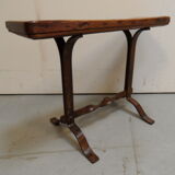 Small antique oak bench