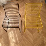 Pair of metal chairs by Hee Welling for Hay Design