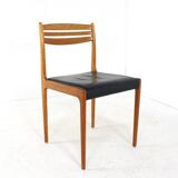 Set of 5 + 1 dining chairs 'Give' danish design