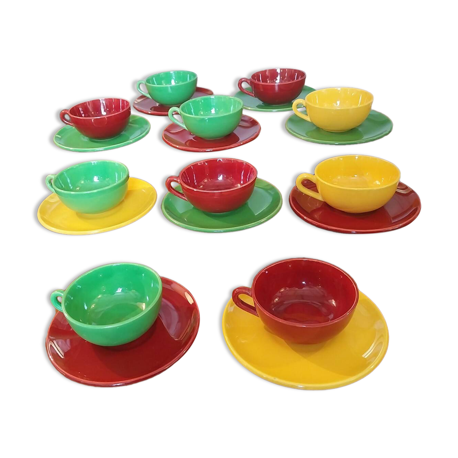 Service for 10 coffee cups