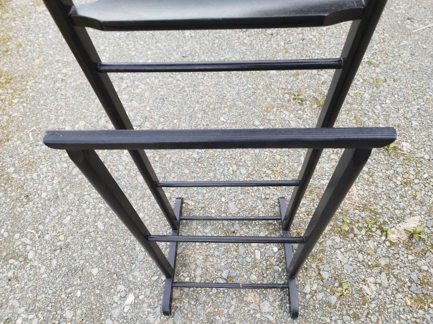 Valet black coat holder