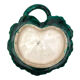 Ancient plate in leaf-shaped earthenware