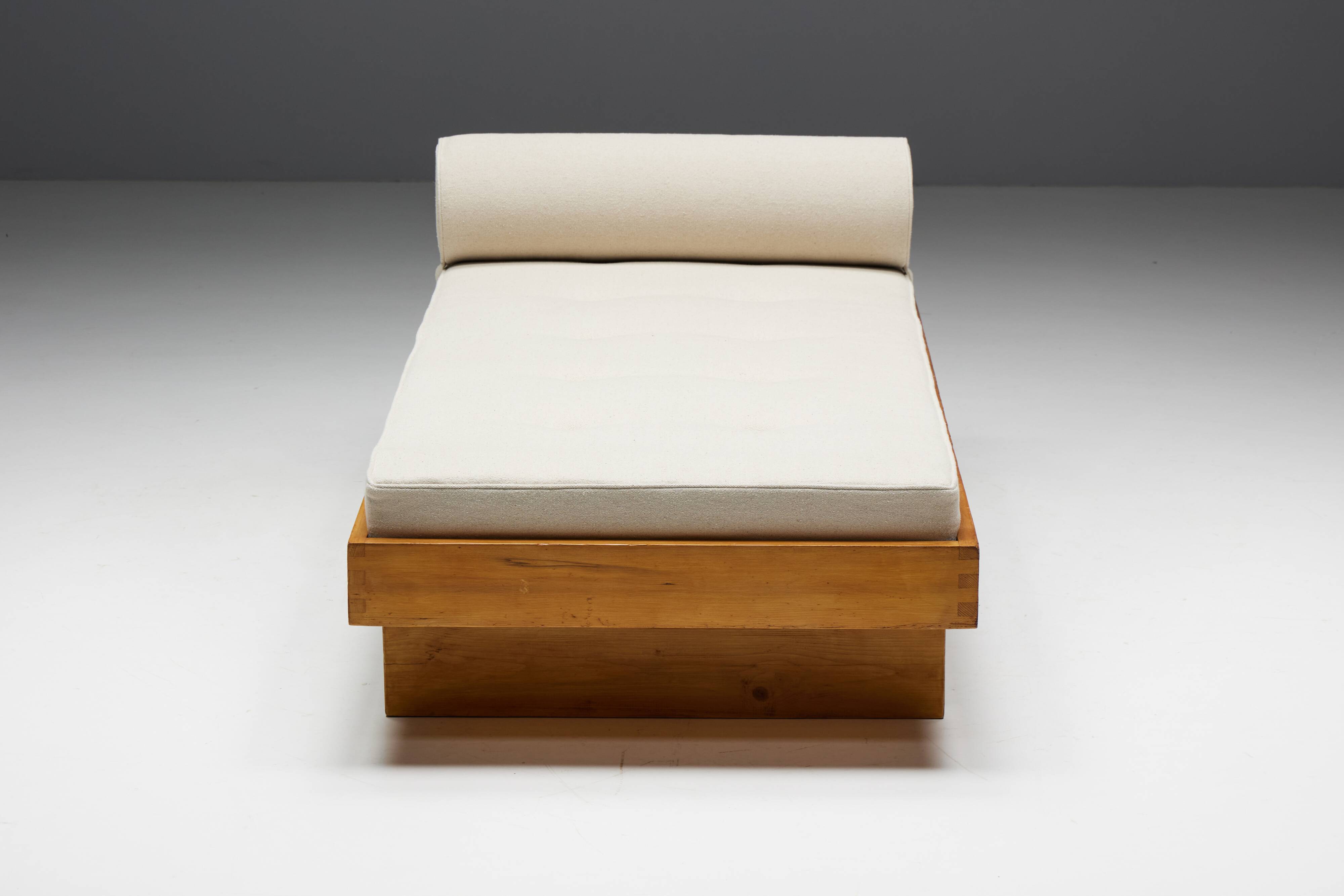 Daybed by Charlotte Perriand for Méribel Les Allues, France, 1960s