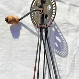Antique kitchen mechanical whisk