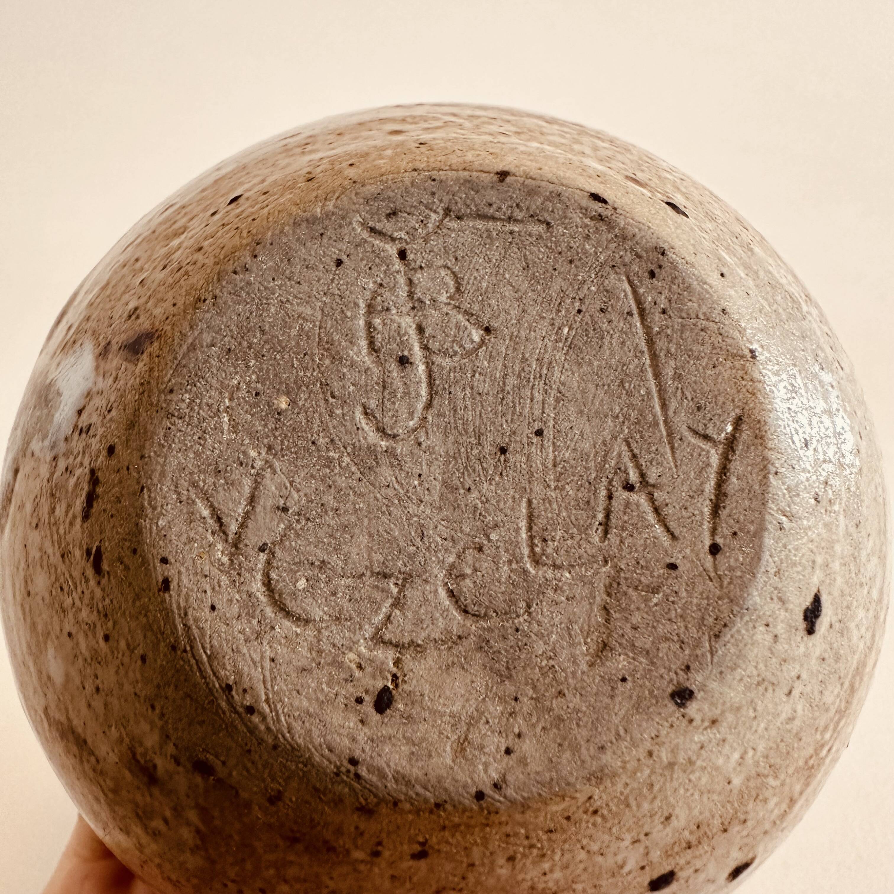 Small Vintage Stoneware Bowl