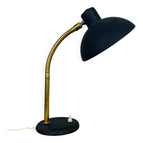 Lampe vintage années 50 laiton et noir — Beyit