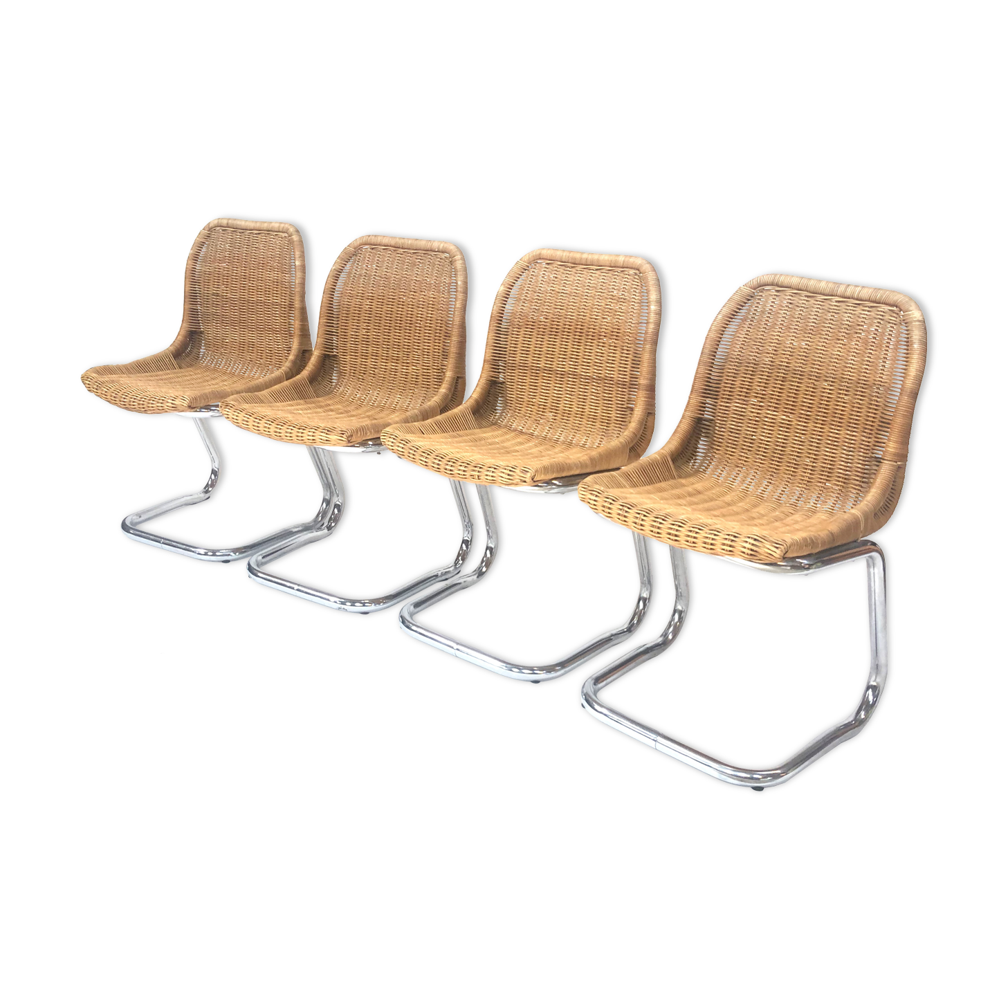 Dirk van Sliedrecht vintage tubular chairs