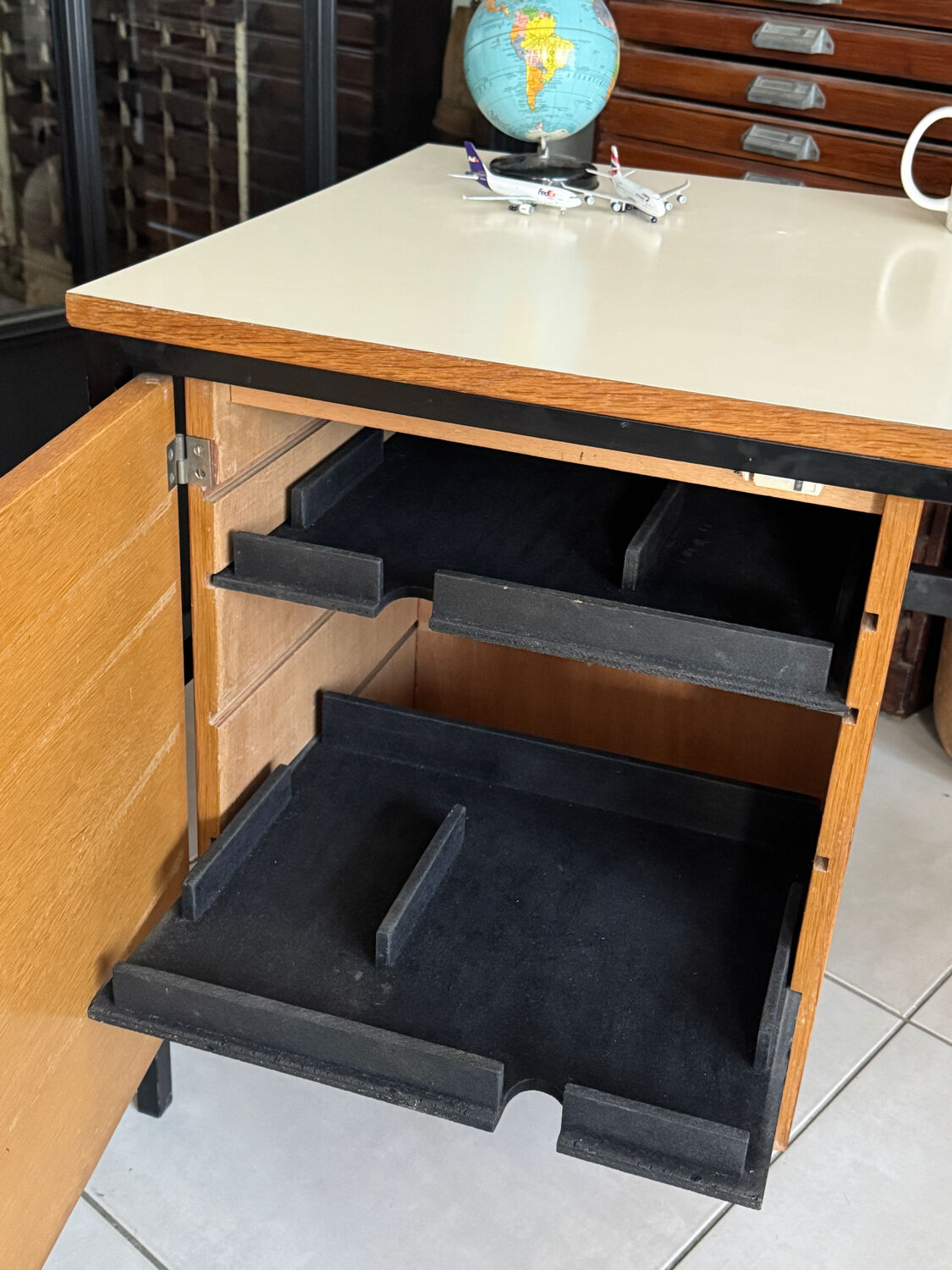 Vintage modernist children's desk