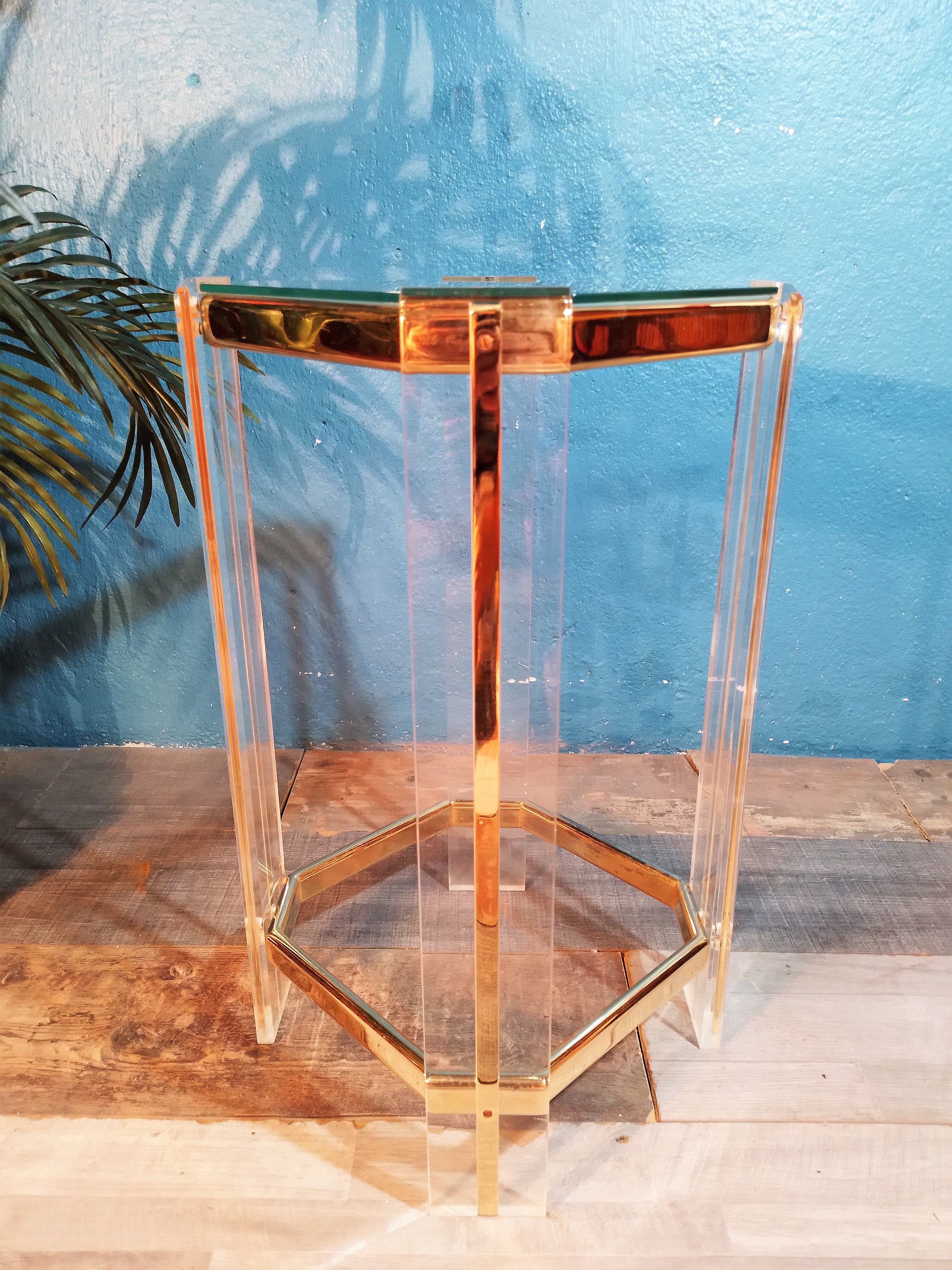 Lange end table 1970s