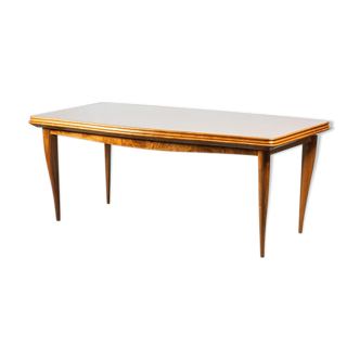 Dining table in 50s vintage modern wood