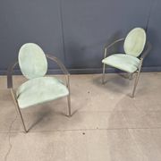 Vintage dining chairs by Belgochrom, set of 6 - 1980s