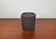 Brutalist studio pottery vase from the mid-century, signed 55.