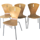 Chaises design scandinave années 60/70