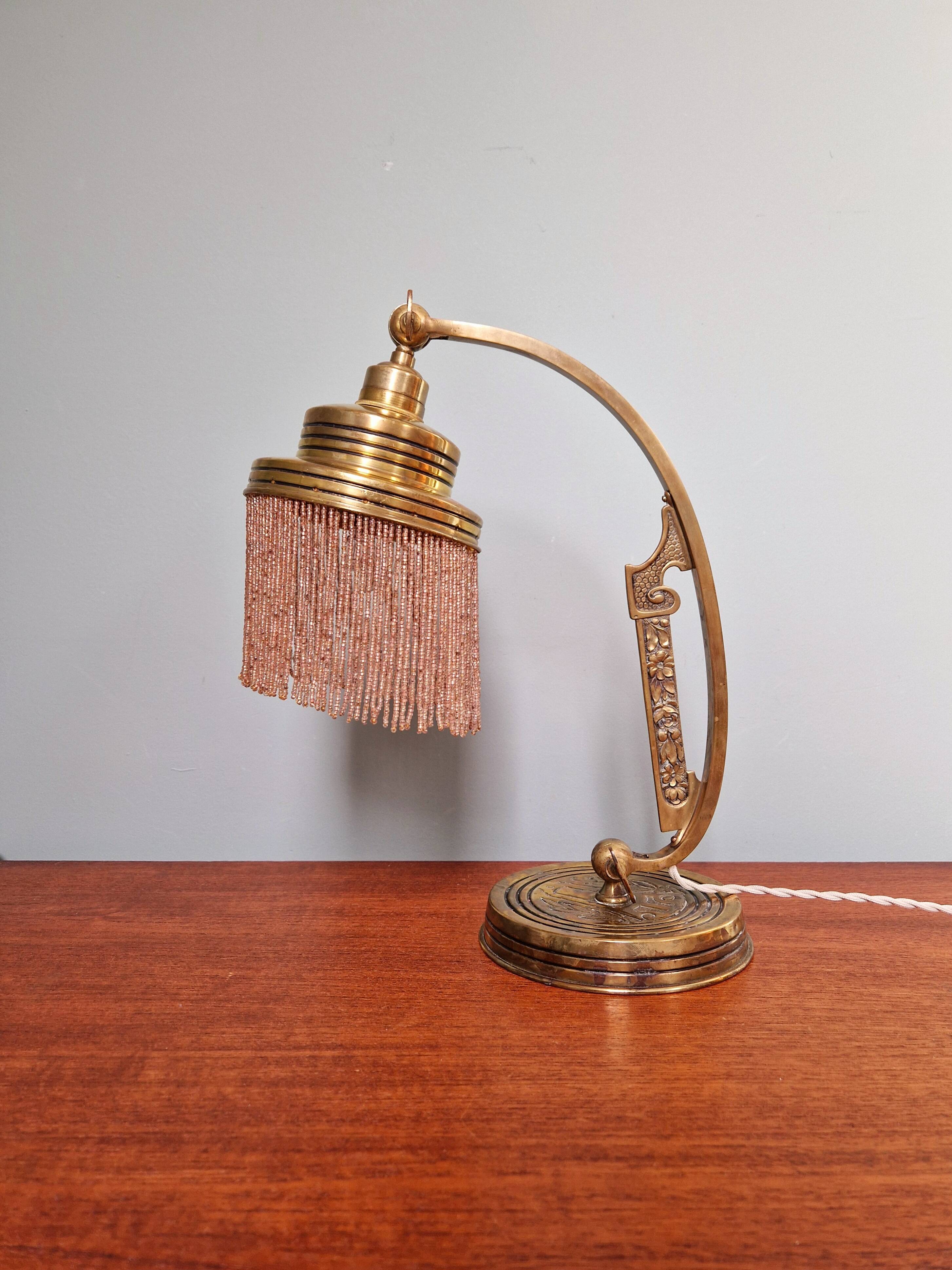 Parisian Art Nouveau Lamp, 1910s