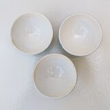 Small bowls earthenware vintage floral decoration.