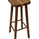 Vintage bar stool plant stool pinewood pinewood 1960s