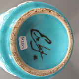 Old vintage ceramic vase 1960s décor signs of the zodiac astrology