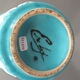 Ancien vase vintage céramique années 1960 décor signes du zodiaque astrologie