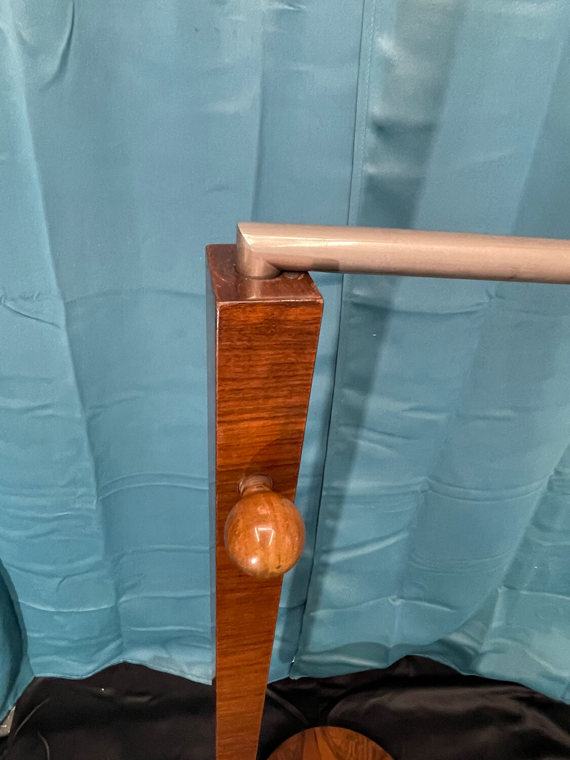 Floor lamp, art deco reader 1930 rosewood