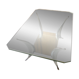 Table basse vintage « ailerons de requin »