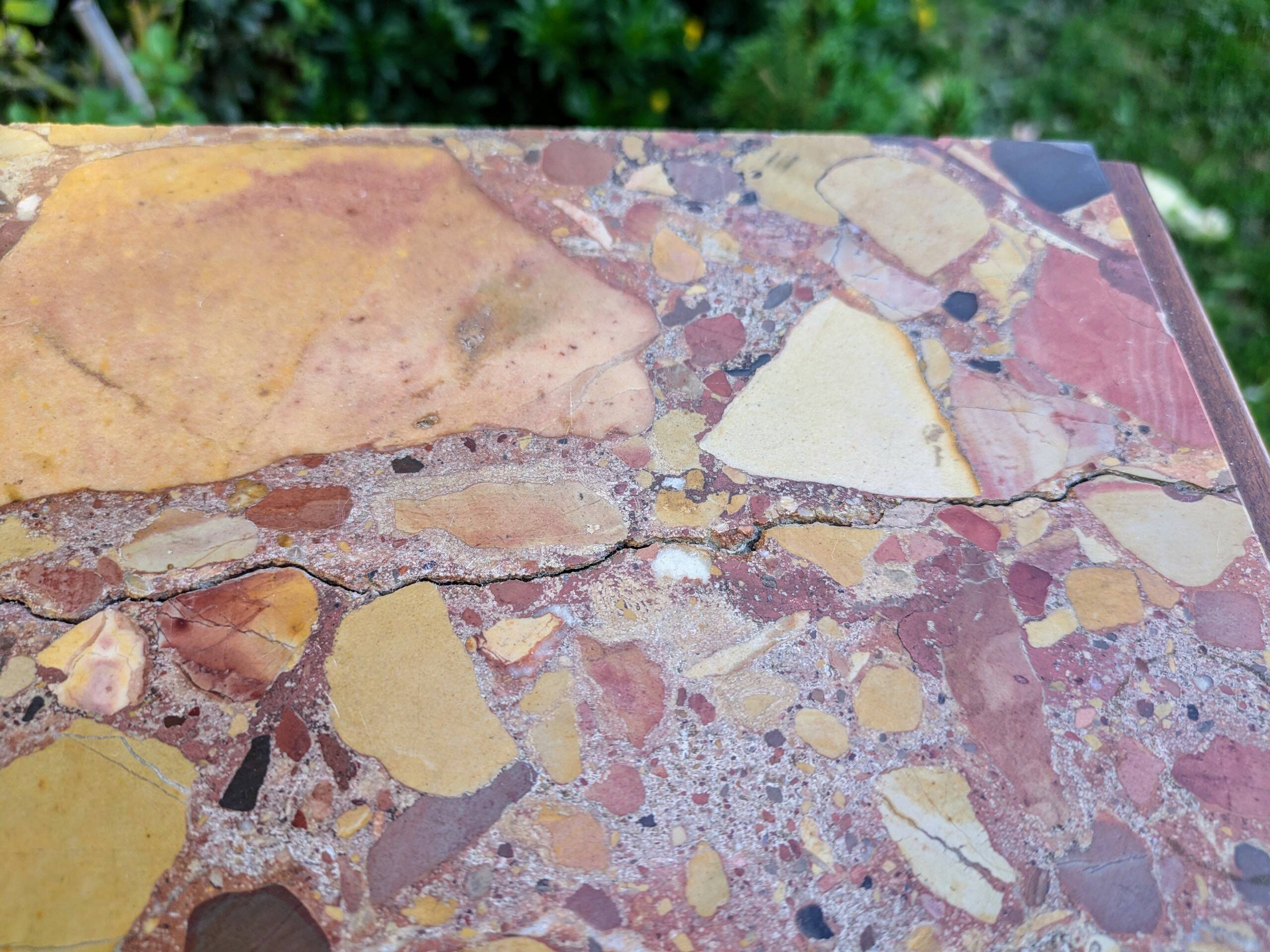 Cylinder desk and marquetry from the end of the 19th century