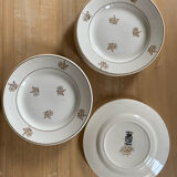 10 Digoin dessert plates