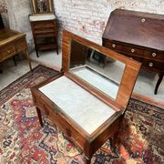 Men's dressing table in mahogany stamped period Louis XVI XVIII th century
