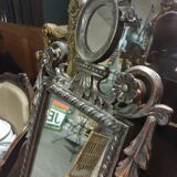 Louis XVI style mirror decorated in wood