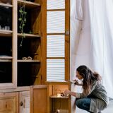 Vintage craft display case