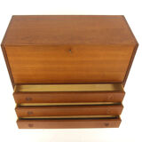 Secrétaire scandinave en teck "Varié", Arne Wahl-Iversen, Suède, 1960