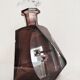 Carafe couleur améthyste cristal Val Saint Lambert
