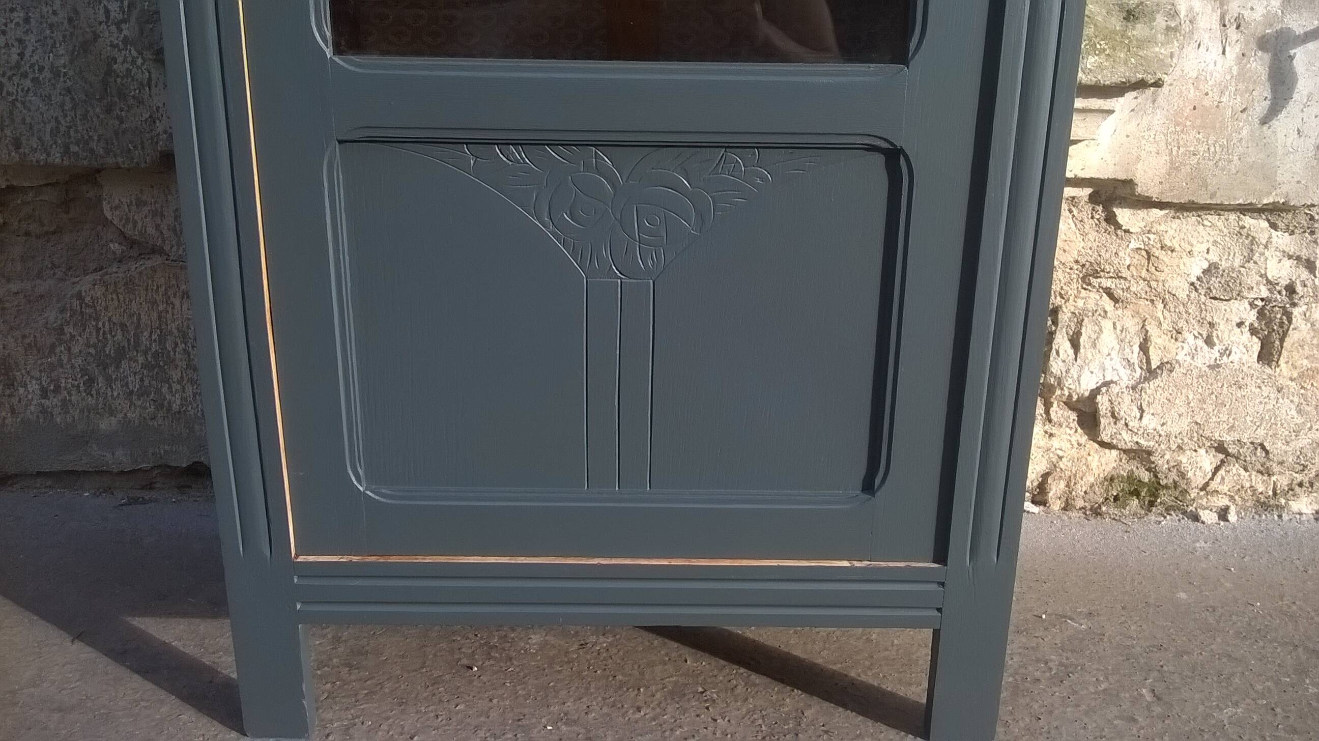 Parisian glass cabinet