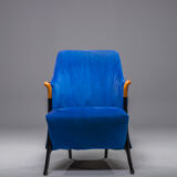 Italian alcantara project Armchairs by Umberto Asnago for Giorgetti/Progetti, 1980s