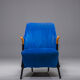 Italian alcantara project Armchairs by Umberto Asnago for Giorgetti/Progetti, 1980s