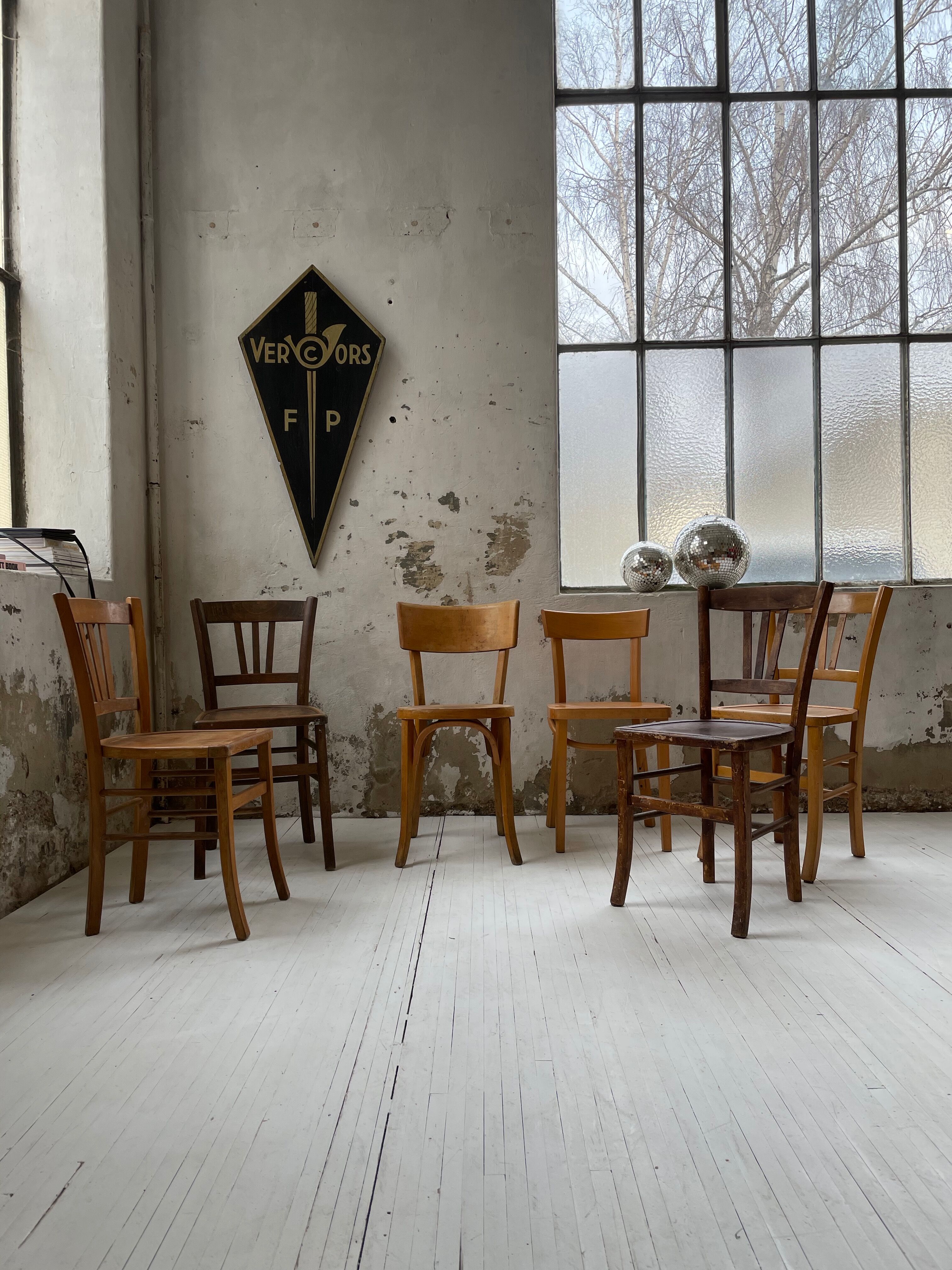 Set 6 chairs bistro Luterma Baumann