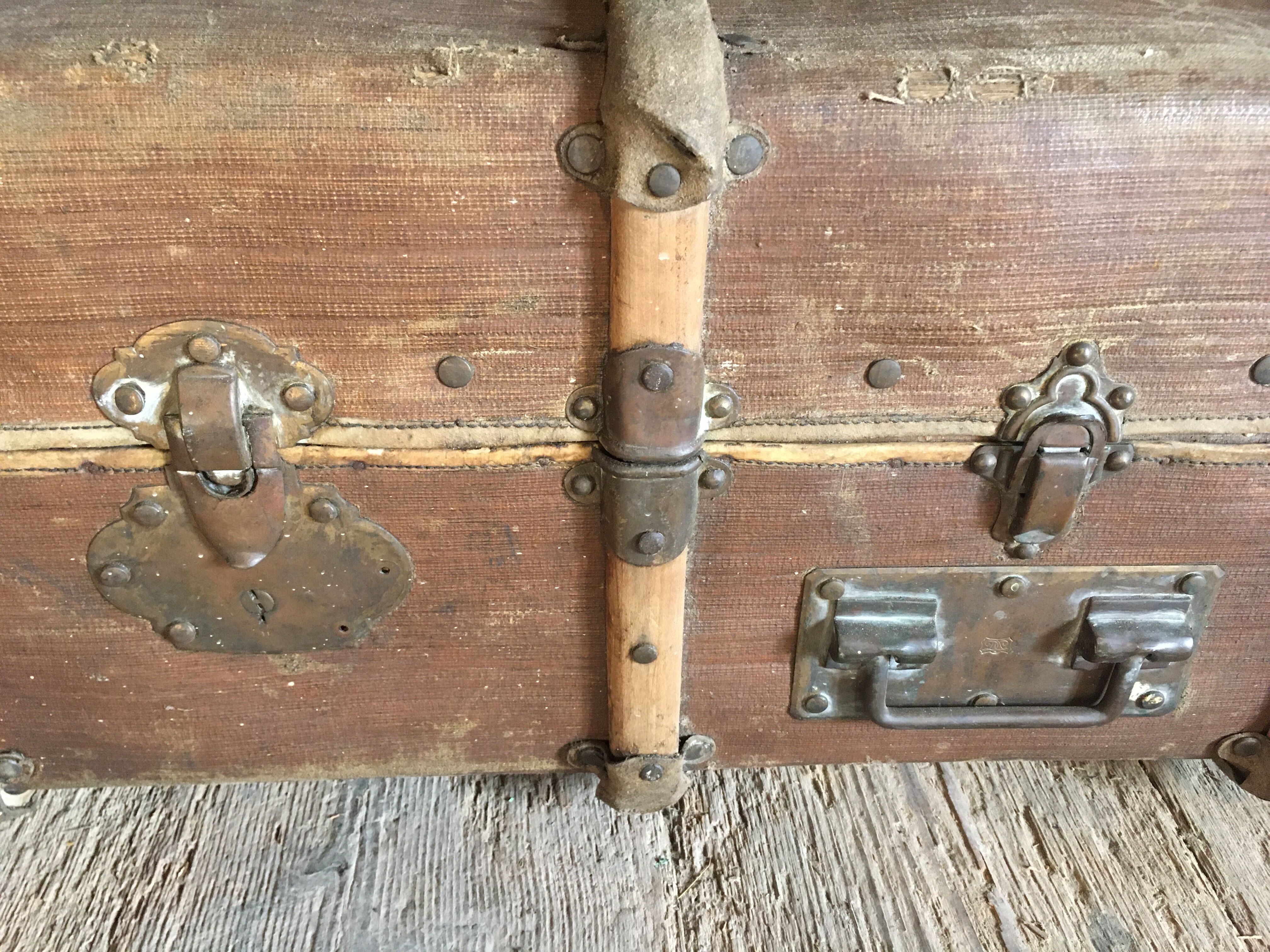 Vintage travel trunk 30