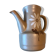 Flowered coffee maker Art Nouveau "Autumn" manufacture St-Amand