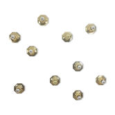 Set de 10 appliques dorées Cubic design par Motoko Ishii pour Staff Lights, Allemagne des années 70