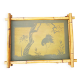 Ancien plateau bambou