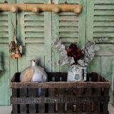Old wooden crate