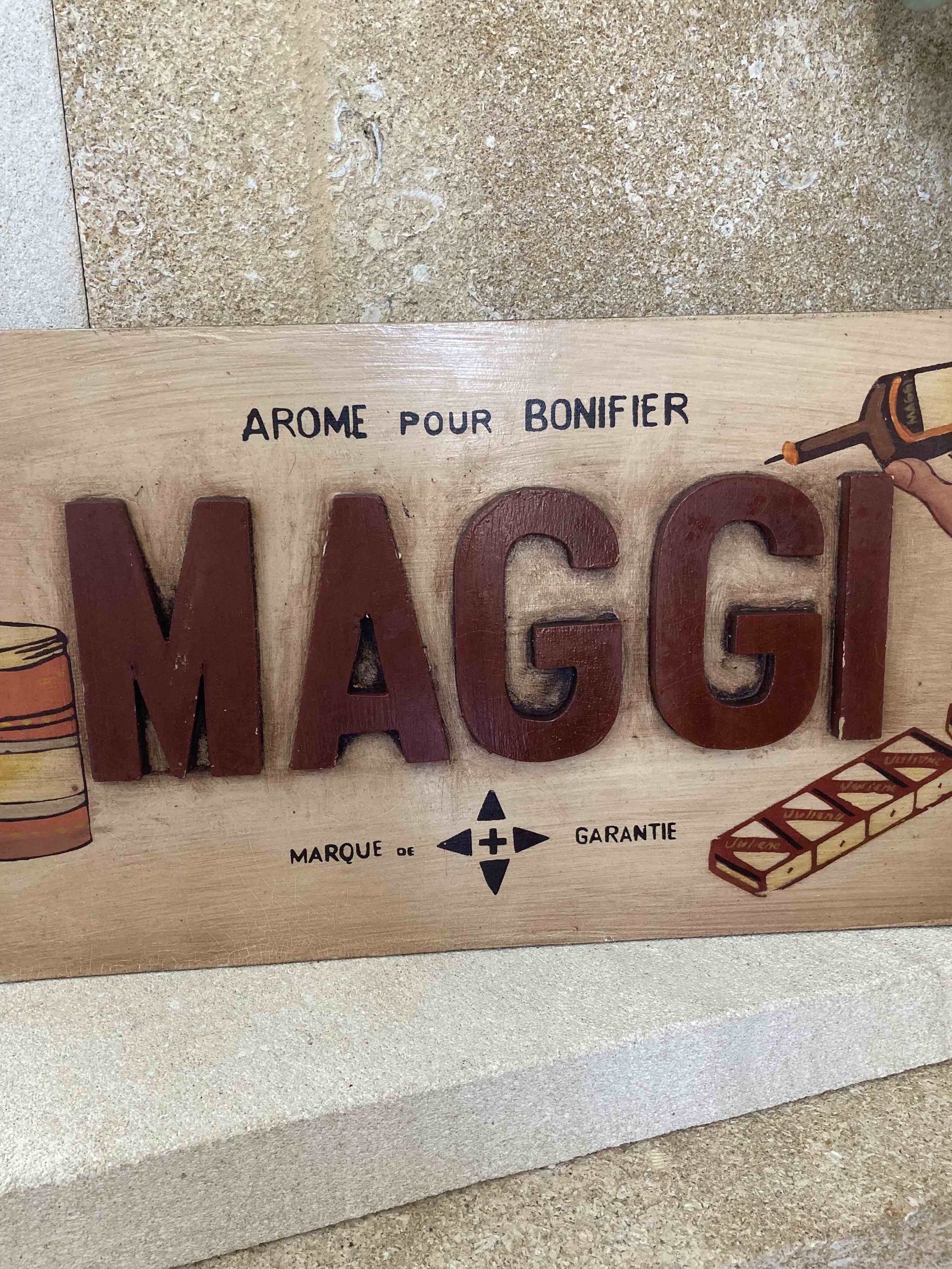 Vintage Maggi advertising plate